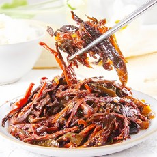 <중화국제>가지말랭이 조림 고향맛 밑반찬 연변반찬, 1개, 200g
