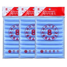 오라이브 진성 셀프파마 세라믹 헤어 롯드 8호, 3개, 하늘
