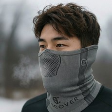 쉬핑 자외선차단마스크 골프마스크 바라클라바 햇빛가리개, 1개, 그레이