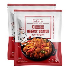 더든든 춘천식 매운닭갈비 (냉동), 2개, 500g