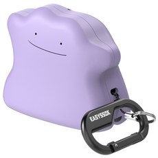 삼성 갤럭시 버즈 2 프로 라이브 FE 포켓몬 메타몽 케이스 + 카라비너, 1개