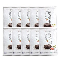 벌크 소금대신 명란 녹차 뿌린 하동녹차 명란 전장김 30g 10봉, 10개