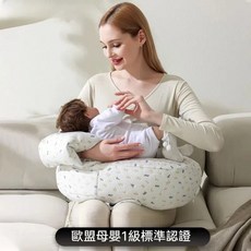 哺乳枕 U型餵奶枕 防吐奶枕 孕婦枕頭 嬰兒枕頭, 摩登灰【套筒防吐奶】餵奶不焦慮輕鬆哺乳