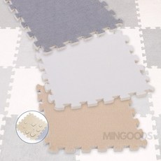 민굿샵 퍼즐매트 5p 유아매트, 1세트, 화이트