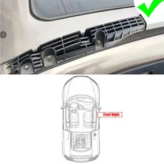 호환 하프 뷰 선 루프 용 루프 랙 커버 Hyundai IX35 TUCSON 2011- 전면 후면 왼쪽 오른쪽 지붕 수화물 바, 03 Front Right-BJ