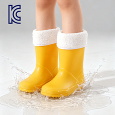 KC인증 겨울에도 따뜻하게 탈부착 기모안감 사계절 어린이장화