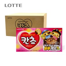 과자사탕초콜릿간식/I27_[박스] 롯데 칸쵸 54g 32입/사무실 회사 탕비실 모임 어린이집 학원 교회 과자파티, 1개