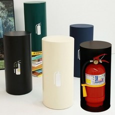 원통형 모던 디자인 소화기 보관함 ths*257JK, 에버그린