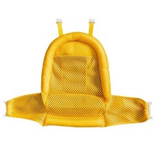 兒童洗澡盆寶寶浴盆嬰幼兒家用大號坐躺折疊感溫浴桶洗澡神器居家生活日用品居家必備好物抖音同款日用品, 浴網-黃色