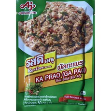 태국 KA PRAO 고기볶음 파우더 GA PAO, 2개, 50g