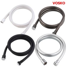 보스코 PVC 샤워호스 3m 물때방지 튜브형 샤워기호스 호스줄, 실버(유광), 3mm