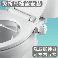 洗屁屁神器不用電簡易智能衝洗馬桶蓋坐便潔身器便後肛門㛿洗器, 1個, 左手款,單冷標準