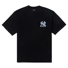 MLB 남녀 공용 스포츠 반소매 티셔츠 3ATSX0153-50BKS