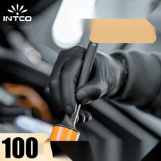 디테일링 세차미트 양모 쉐닐 스펀지 글러브 워시미트, 6. 블랙 스탠다드 1000개, S