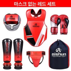 카프킥 미트 로우킥 참고 단품 샌드백 타겟 복싱 격투기 대항운동 레그킥, 6피스 레드, XS