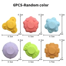 1PCS- 몬테소리 모양 분류기 큐브 무지개 다채로운 블록 정렬 게임 유아인지 그립 훈련 학습 교육 장난감, 02 다크 카키