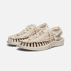 킨 KEEN X SKALL 유니크 UNEEK CANVAS NATURALBIRCH 베이지 여성 샌들 KNSO6E012I2 336015