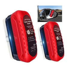 [ 1260442 ] LIKFCBOND 자동차 오일 필름 클리닝 브러시 유리용 앞유리 클리너 리무버 2개 앞유리용 도구로 선명도와 가시성을 향상시킵니다, [ 1260442 ] LIKFCBOND 자동차 오일 필