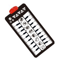 兒童跳舞毯 音樂益智早教音樂毯 動感遊戲 寶寶禮物, 1個, 多樂器音樂跳舞毯 超大尺寸