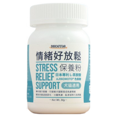 汪喵星球 汪喵紓壓胺基酸食品, 情緒好放鬆 保養粉, 1個