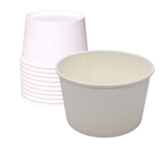 일회용 분식 용기 친환경 테이크아웃 국그릇 일회용 종이 그릇 음식