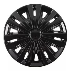 14인치 휠커버 자동차 레이 타이어 미니 다마스 클립 덮개 커버 휠캡 교체 호환 튜닝, 14인치 KY 올블랙