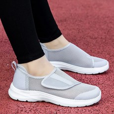 여름 부은발 효도화 어르신 찍찍이 노인 운동화