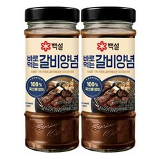 백설 바로먹는 갈비양념, 490g, 2개