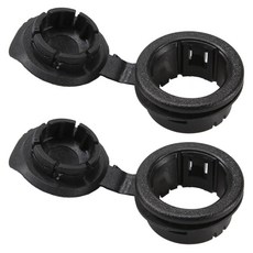 RLB-HILON 담배 라이터 전원 콘센트 리테이너 커버 쉐보레 실버라도 아발란치 타호와 호환 GMC 시에라 유콘 캐니언 및 기타 차량용 15187371용 2개, RLB-HILON 담배 라이터 전원 콘센트 리테이너 커