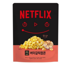 넷플릭스 버터갈릭팝콘 대용량 특대형 콤보팝콘 봉지스낵 점보팝콘 행사용, 260g, 2개
