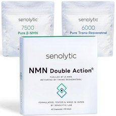 일본 NMN 더블 액션 NMN7500mg+레스베라트롤6000mg 60정 1개