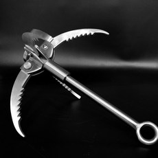 등반 등산 스텐 갈고리 안전고리 카라비너 등산용 서바이벌, 1개, E_20m 안전 로프