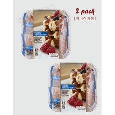 [미국직배송]유니버셜 베이커리 벨지안 스타일 와플 바닐라 Universal Bakery Belgian Style Waffles Vanilla, 2개, 684g