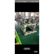 밀리터리 에어바운스 놀이터 대형풍선 사다리 운동회 바이킹, 밝은 노란색 작은 아치 다리 두껍게, 1개