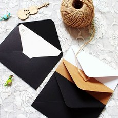 봉투 블랙 편지봉투Amer3+3SQC