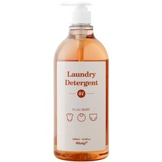 웨일리 고농축 유아 아기 세탁세제 1000ml (펌프포함), 1개, 1L