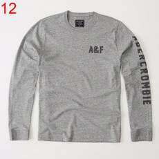 AF Abercrombie & Fitch A&F 男 長袖 大學T恤 海鷗圖案 舒適休閒 時尚百搭 出清特賣