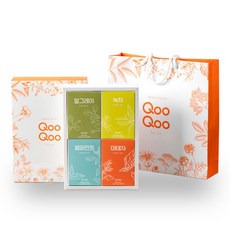 쿠우쿠우 티 선물세트 [녹차 10p+얼그레이 10p+페퍼민트 10p+마테차 10p], 1개, 얼그레이+녹차+페퍼민트+마테차