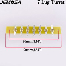 실버 도금 DIY 프로젝트 오디오 스트립 태그 보드 터미널 매트 카펫 러그 빈티지 AMP HIFI 포스트 13, 7 Lug Board 10PCS