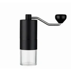 수동 커피 그라인더 휴대용 콩 미니 스테인레스 스틸 쉬운 손 밀 주방 액세서리 도구, 01 1PCs