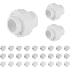 2개 묶음 EFIELD 2인치 PVC 용접 유니언 커플링 Sch 40 슬립 x 주거용 상업용 농업용 경공업용, 30, 0.5 인치