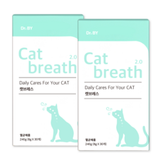 닥터바이 캣 영양제, 30회분, 호흡기/기관지, 2세트