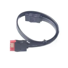 컴퓨터 PC 하드 드라이브 SATA 7핀 데이터 연장 케이블(남성-여성) 0.15m, 03 검정색, 04 0.3m