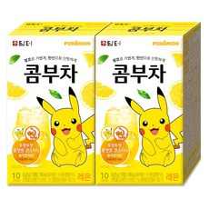 담터 포켓몬 콤부차 레몬 10T, 20개입, 2개, 10개입
