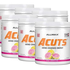 올맥스뉴트리션 ACUTS 드링크믹스 아미노산 타우린 L-카르니틴 핑크레몬에이드맛 ALLMAX Nutrition, 6개
