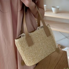여름 미니 라탄백 왕골백 토트 라피아 백 가방