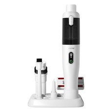 비브르 BLDC 무선 미니 핸디 청소기 차량용 강력 흡입 블로우, v10000, 화이트