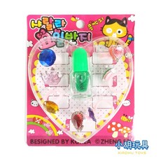 小胡玩具 寶石戒指仿真指甲油組 扮家家酒兒童玩具 (電子發票), 1個, 隨機不挑款