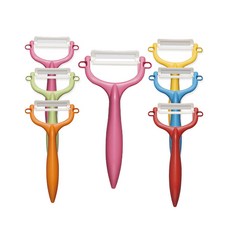 교세라 세라믹 감자칼 - 필러 만능 양배추 감자 당근 채칼 요리 조리도구, 1개, 세라믹 감자칼 그린