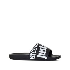저스트까발리 로고 프린트 슬라이더 샌들